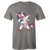 Dabbing Unicorn 4th of July T-Shirt