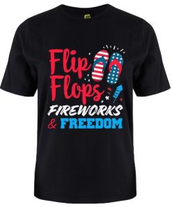 Fireworks Flip Flops and Freedom T-Shirt