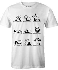 Panda Yoga Poses T-shirt