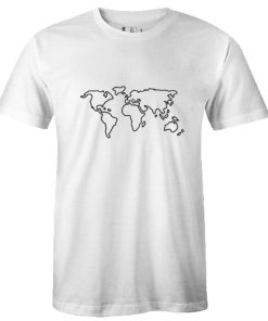 World Map Graphic Tees
