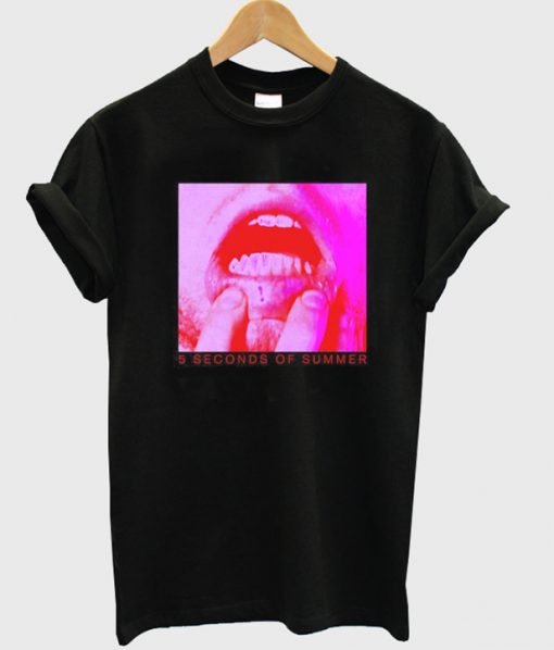 5 Seconds Of Summer Lips T-Shirt