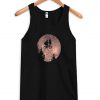 Black Bleach Tank Top