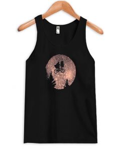 Black Bleach Tank Top