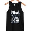 Boat tank top