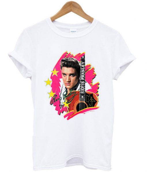 Elvis Presley The King Vintage With Guitar T-Shirt