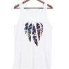 Feather Printed Tank Top