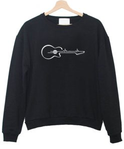 Guitar Heartbeat sweatshirt