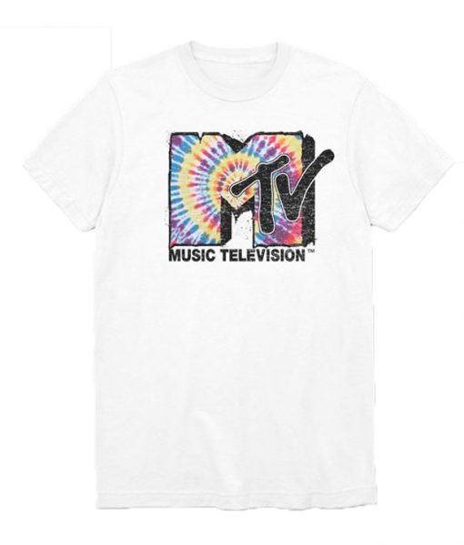 MTV Tie Dye Pattern T-Shirt