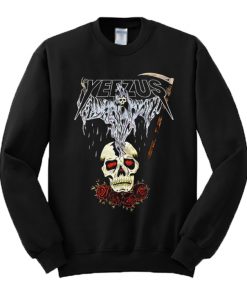 Yeezus Death Skull Sweatshirt