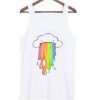 cloud rainbow tank top