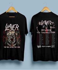 Slayer Final Farewell World Tour 2018 T-Shirt