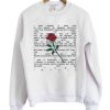 Tame Impala Yes I'm changing lyrics Sweatshirt