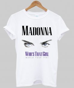 Madonna Who's That Girl World Tour 1987 T-shirt