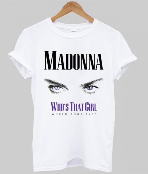 Madonna Who's That Girl World Tour 1987 T-shirt