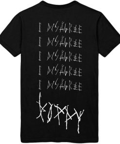 Poppy 'I Disagree' Album Artwork Tee Back