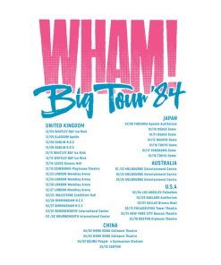 Wham Big Tour '84 T-Shirt Back2