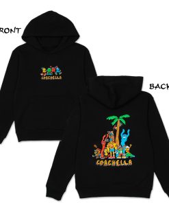 Coachella Front And Back Print Hoodie