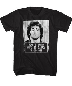 Rambo Mugshot T Shirt