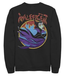 Maleficent Vintage Flame Portrait Sweatshirt