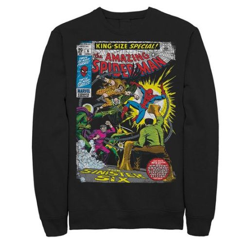 Spiderman Sinister Six Comic Sweatshirt