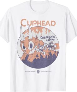 Cuphead Don't Deal With The Devil Portrait T-Shirt