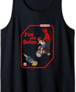 Fun With Satan Vintage Childgame Horror Goth Punk Tank Top