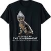 Funny Conspiracy Cat Tin Foil Hat Government Shirt Gift Men