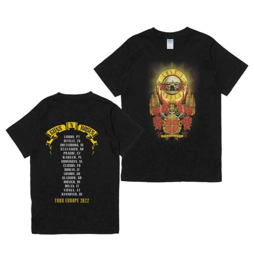 Guns N Roses Europe Tour 2022 T-Shirt