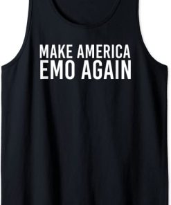 MAKE AMERICA EMO AGAIN Funny Goth US Gift Idea Tank Top