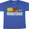 The Simpsons Bart Whatever Graphic T-Shirt