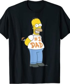 The Simpsons Homer Number 1 Dad Father's Day T-Shirt