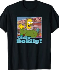 The Simpsons Ned Flanders Okily Dokily T-Shirt