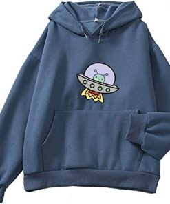 Cute Alien Pattern Hoodie