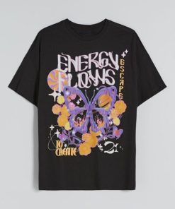 Energy Flows To Create T-Shirt