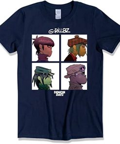 Gorillaz Demon Days Band Logo T Shirt