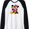 Mickey and Minnie Mouse Raglan Baseball Tee