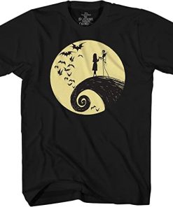 Nightmare Before Christmas Jack Sally Moon T-Shirt