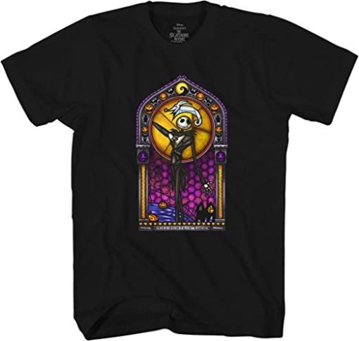 Nightmare Before Christmas Jack Stained Glass T-Shirt