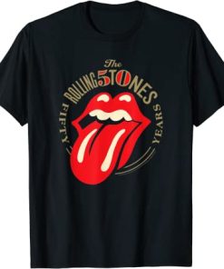 Rolling Stones 50 Years Tongue T-Shirt