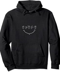 Smile American Sign Language ASL Hoodie