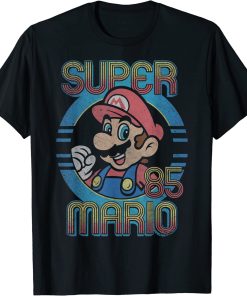 Super Mario Retro Circle T-Shirt