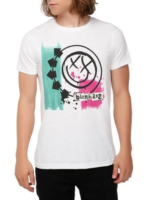 Blink 182 Smiley Face Logo T-Shirt