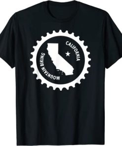 California Mountain Biking CA MTB Mountain Bike T-Shirt