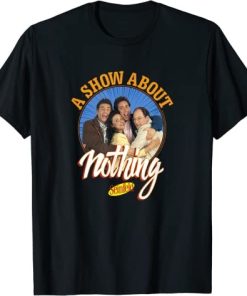 Seinfeld A Show About Nothing Circle Portrait T-Shirt