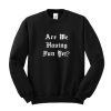 Are We Having Fun Yet Sweatshirt