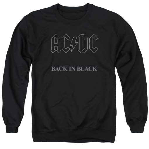 Back In Black Adult Crewneck Sweatshirt