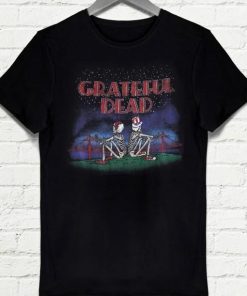 Grateful Dead Golden Gate San Francisco Skeleton T-shirt