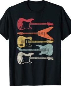 Guitar Shirt Retro Style T-Shirt