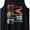 Guitar Shirt Retro Style Tank Top