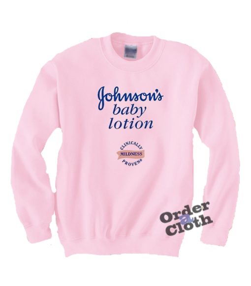 Johnson's Baby Lotion Sweatshirt